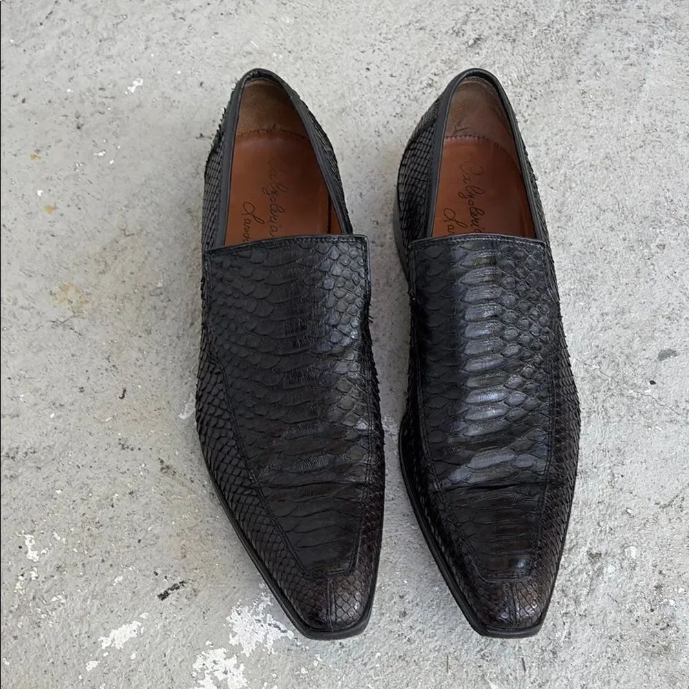 Calzoleria Toscana python shoes